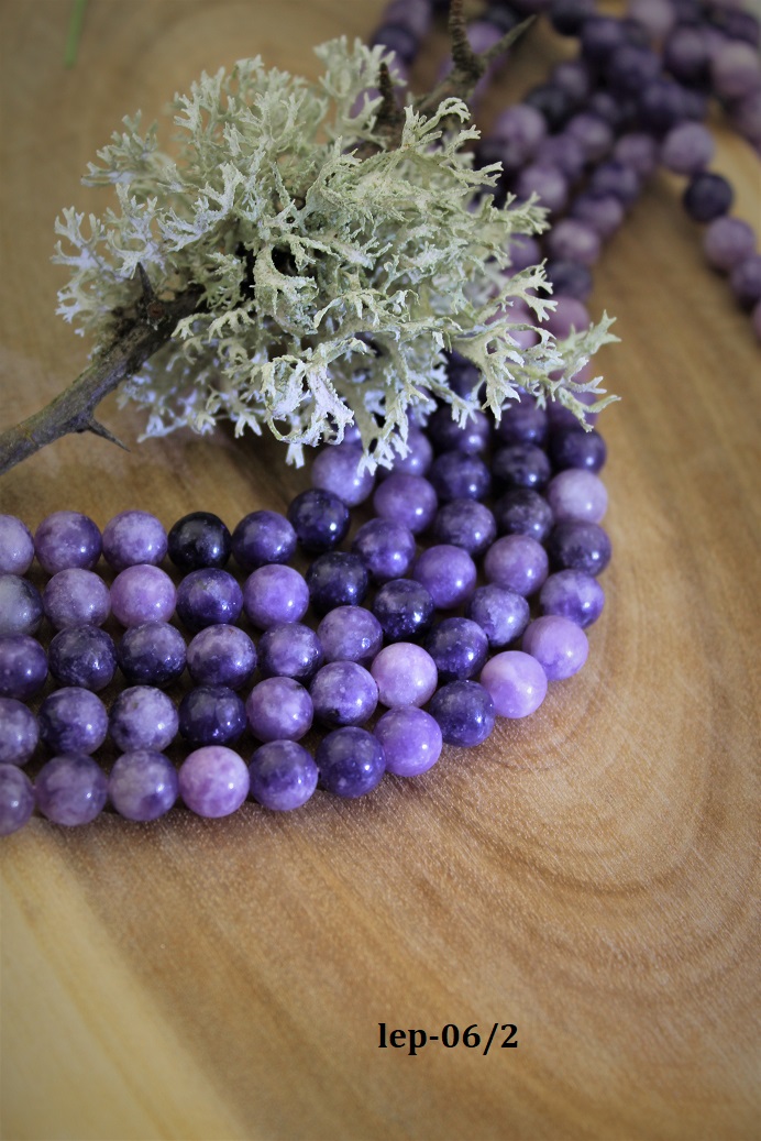 lepidolit kor�lky 8mm AKCIA!