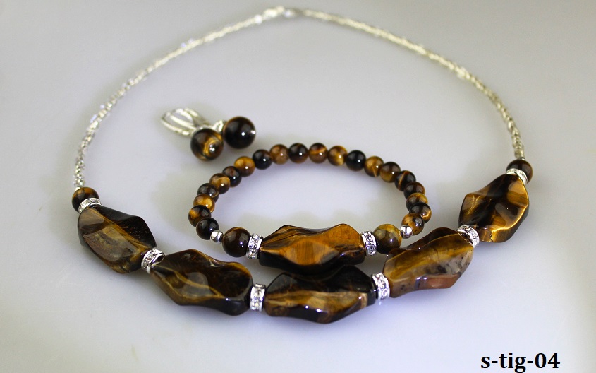 tigrie oko n�u�nice,n�ramok,n�hrdeln�k