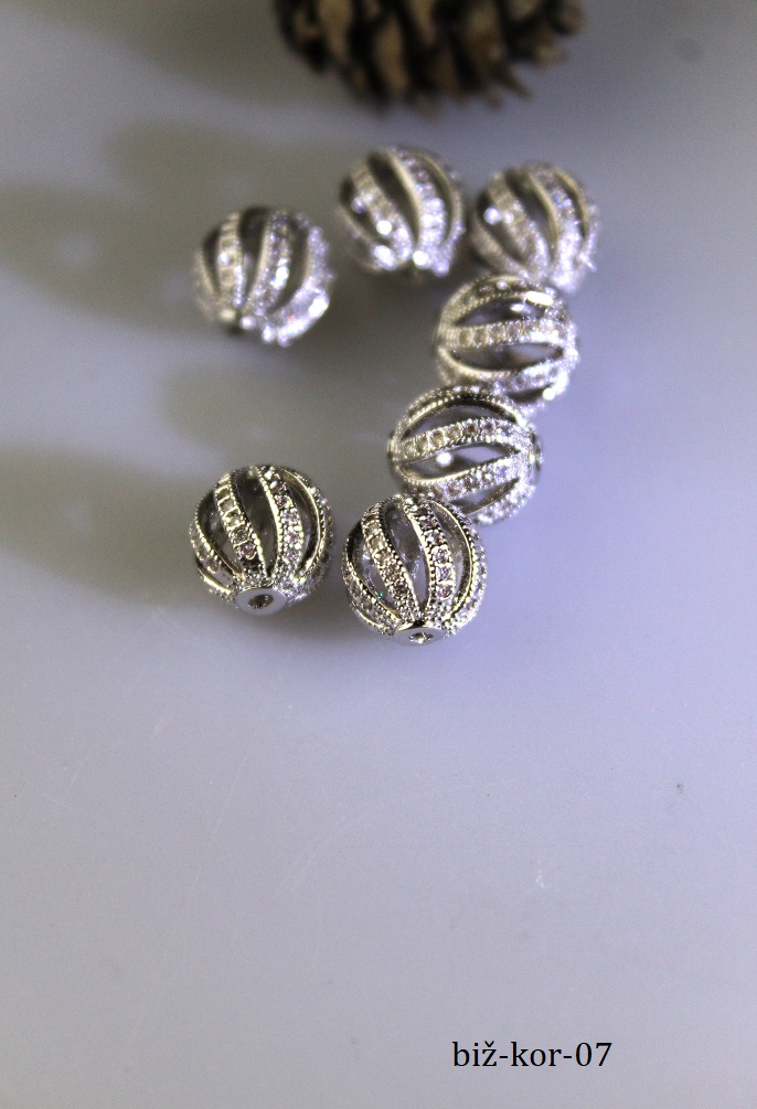 strieborn� kor�lka 10mm AKCIA