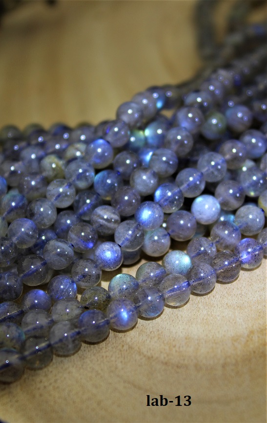 labradorit kor�lky 6mm AA kvalita