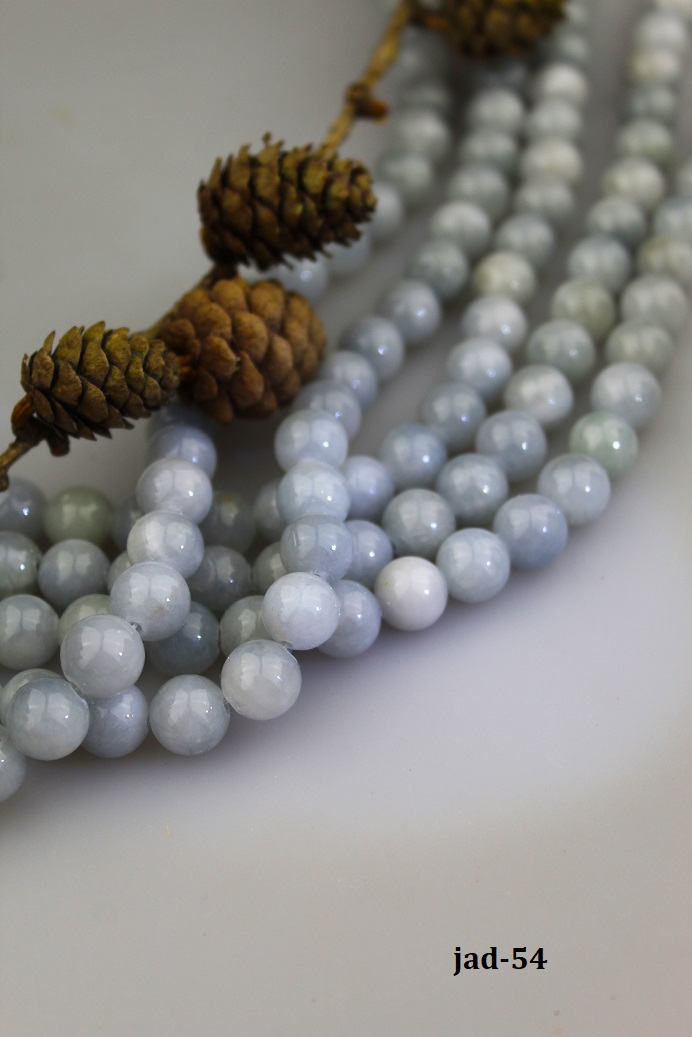 jadeit "akvamar�n"kor�lky 10mm AKCIA!