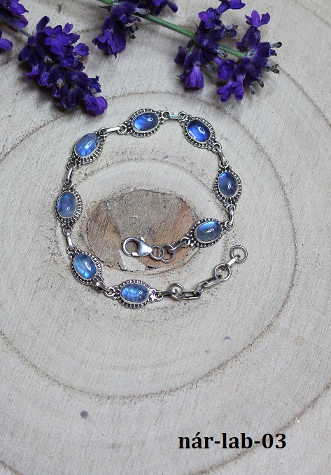 labradorit n�ramok celostrieborn�