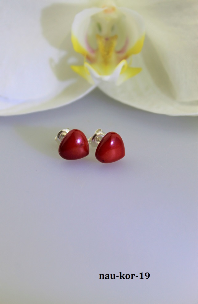 koral n�u�nice striebro napichova�ky