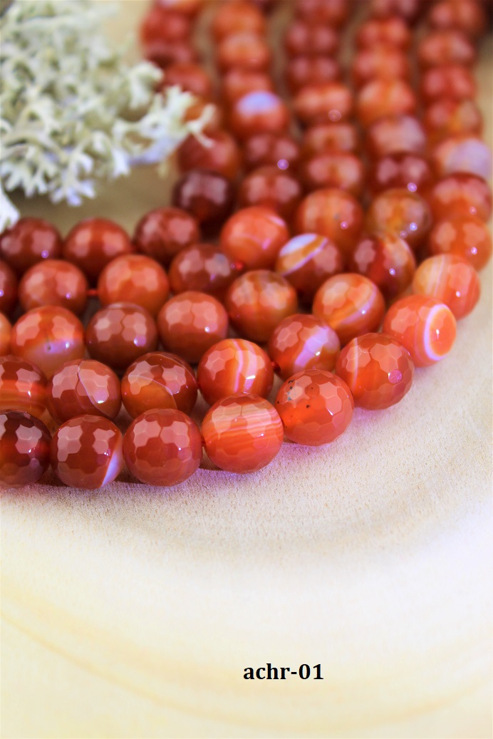 ach�t ohniv� 10mm fazetovan� AKCIA!