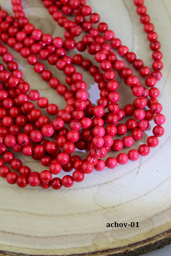 ru�ov� "tyrkys" kor�lky 6mm AKCIA!