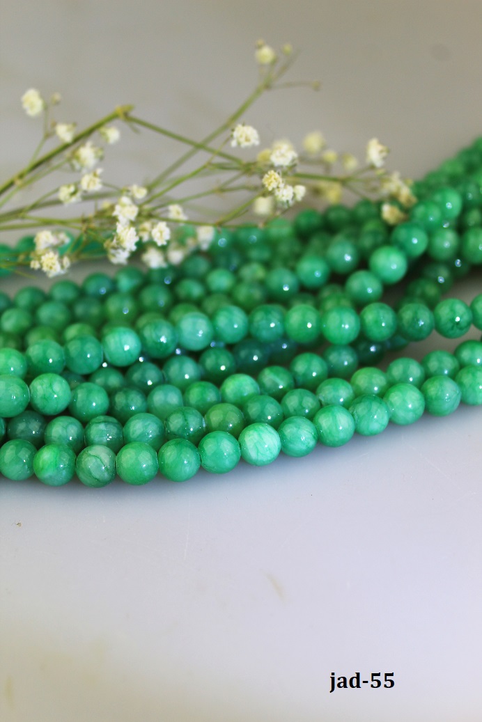 "smaragd" jadeit 8mm - polšnúra "smaragd" jadeit 8mm - polšnúra